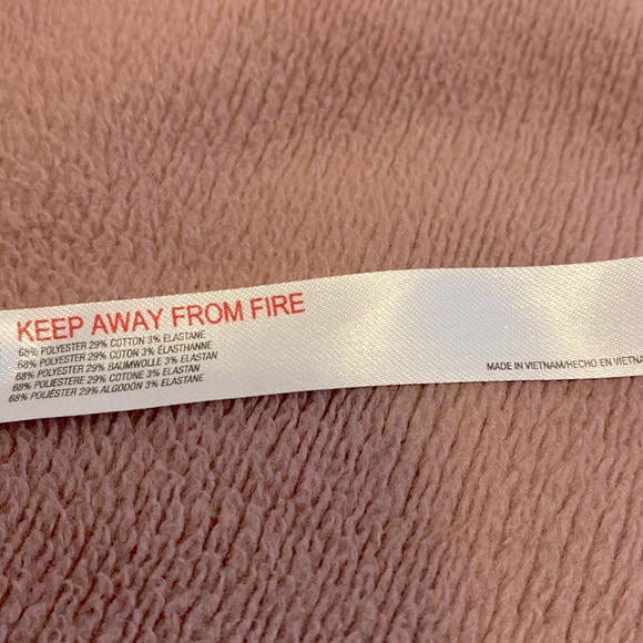 UO Out From Under Batheny Fleece Flare Pants Mauve Size M - Picture 8 of 8